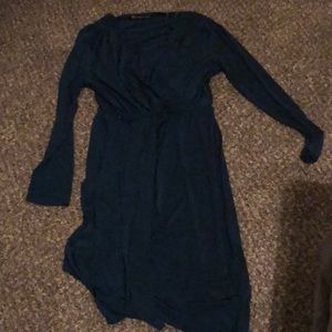 Fashion to figure wrap dress